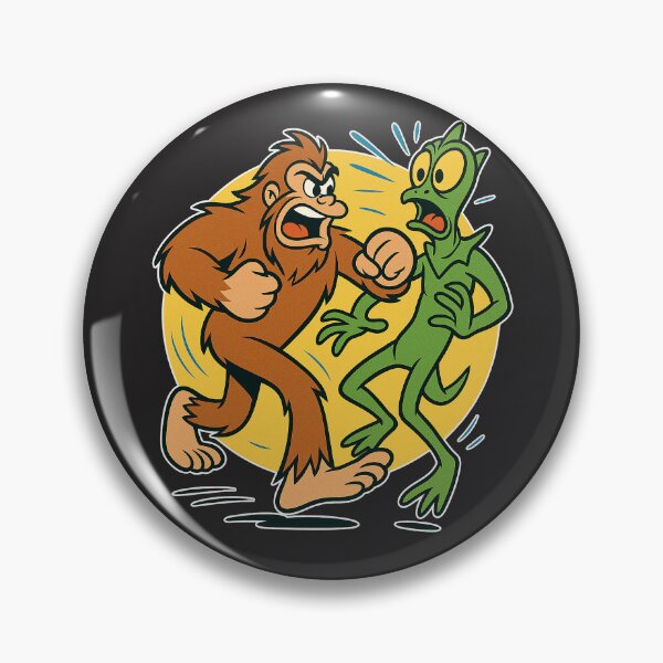 Item preview, Bigfoot vs Sleestak – Retro designed and sold by Squatchme.