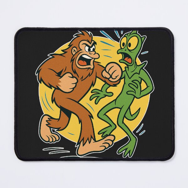 Item preview, Bigfoot vs Sleestak – Retro designed and sold by Squatchme.