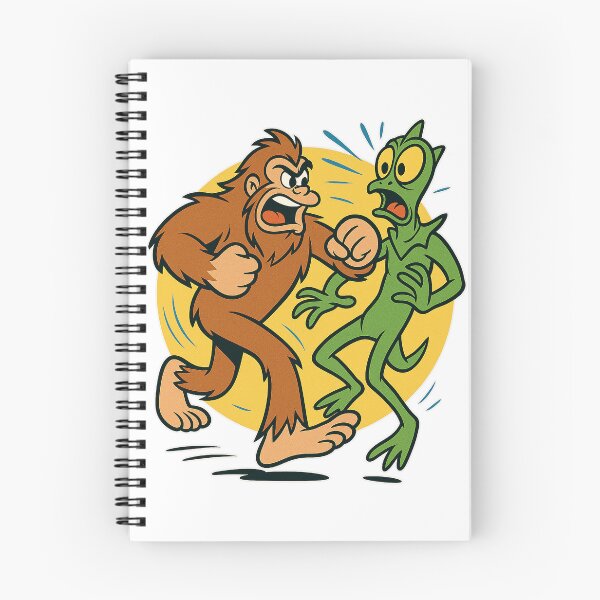 Item preview, Bigfoot vs Sleestak – Retro designed and sold by Squatchme.
