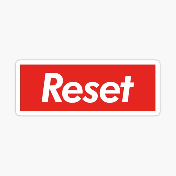 Reset Marching Band Sticker