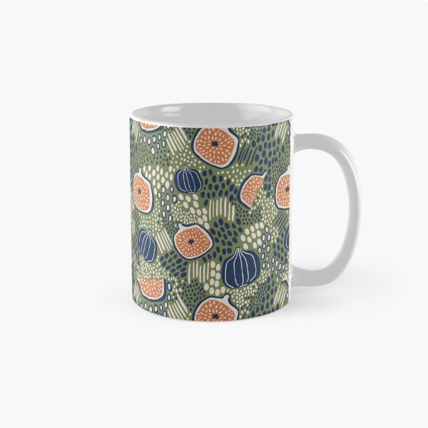 Item preview, Abstract Fig Summer Mediterranean Fruit Pattern designed and sold by Patternandflow.
