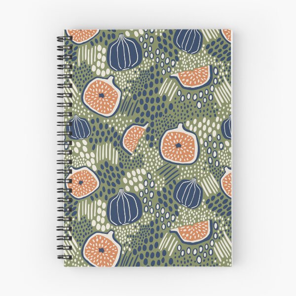Item preview, Abstract Fig Summer Mediterranean Fruit Pattern designed and sold by Patternandflow.