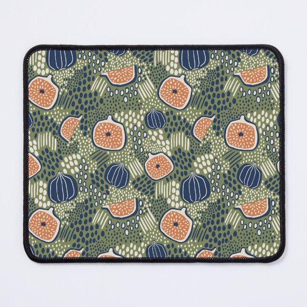 Item preview, Abstract Fig Summer Mediterranean Fruit Pattern designed and sold by Patternandflow.