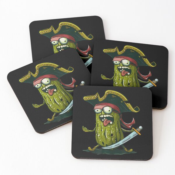 Item preview, Funny Vegetable Pirate With Sword For Pickles Lovers designed and sold by FloraVenita.