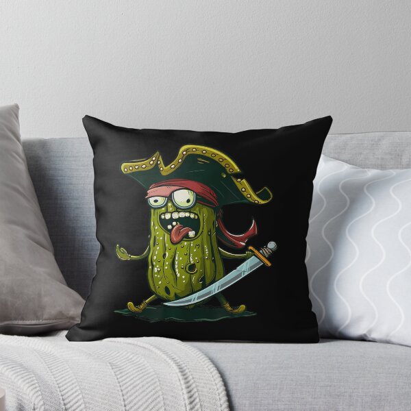 Item preview, Funny Vegetable Pirate With Sword For Pickles Lovers designed and sold by FloraVenita.
