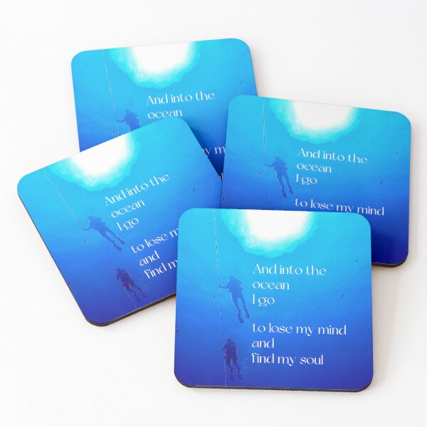 Item preview, Into the Ocean- Underwater Scuba Dive Photo designed and sold by Salty Colors Studio.