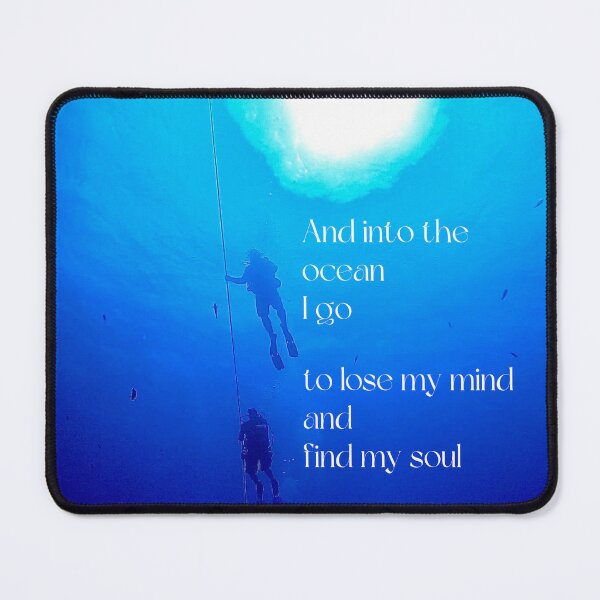 Item preview, Into the Ocean- Underwater Scuba Dive Photo designed and sold by Salty Colors Studio.