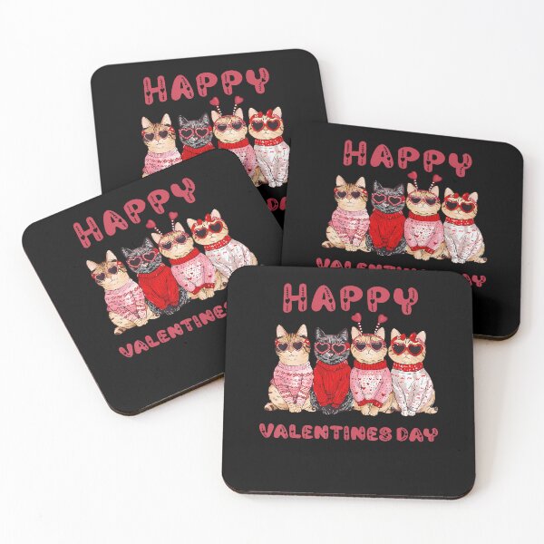 Item preview, Happy Valentine's Day Kitten Lover Heart Valentine Matching designed and sold by ConnieDora.