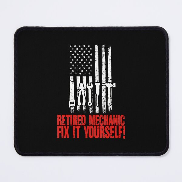 Item preview, Ph America Flag Retired Mechanic 2025 Retirement designed and sold by JenniferJanice.