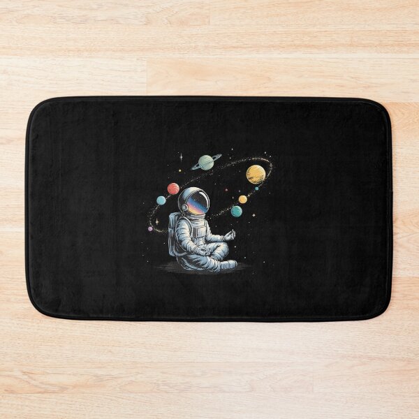 Item preview, Astronaut Meditating Galaxy Yoga designed and sold by ClaraTeresa1.