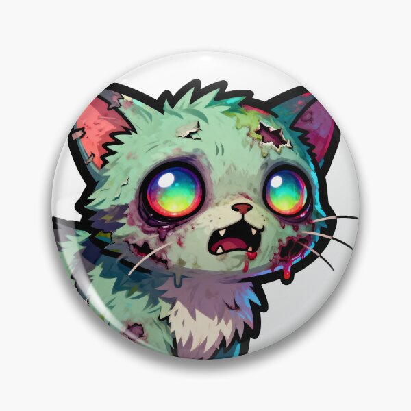 Item preview, Zombie Cat - Cute Zombie Animal Collection designed and sold by Quality-Custom-Designs.