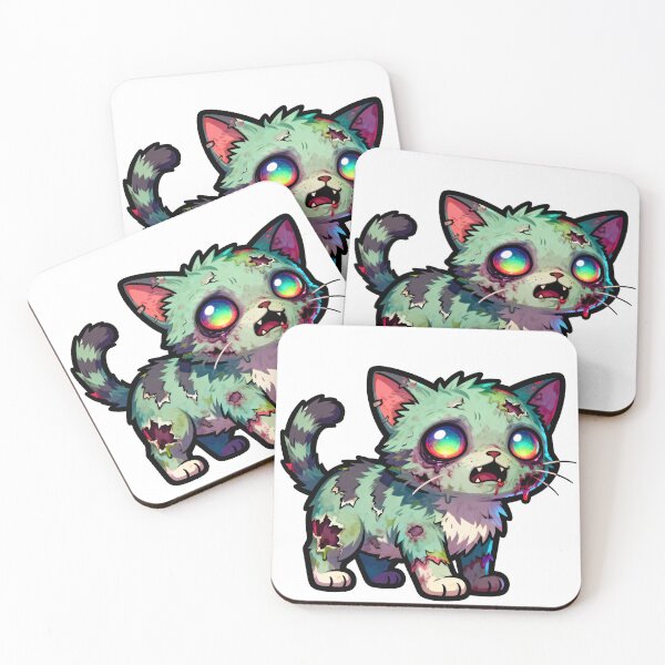 Item preview, Zombie Cat - Cute Zombie Animal Collection designed and sold by Quality-Custom-Designs.