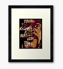 Pulp Fiction - Jules Framed Print