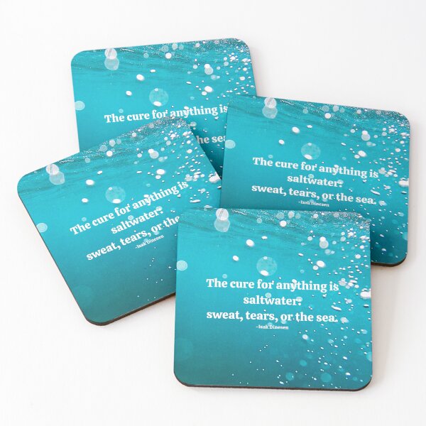 Item preview, Saltwater Cure- Ocean Lover Quote Design designed and sold by Salty Colors Studio.