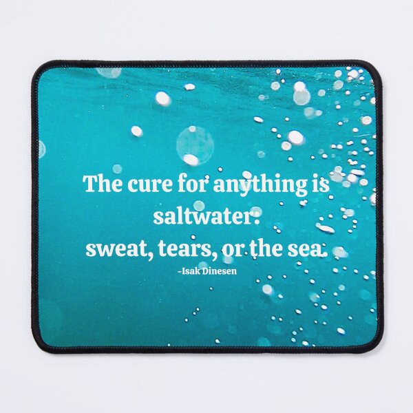 Item preview, Saltwater Cure- Ocean Lover Quote Design designed and sold by Salty Colors Studio.