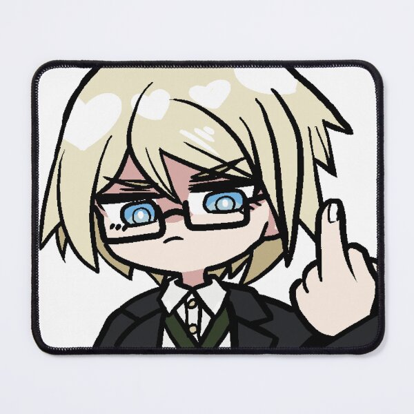 Item preview, Byakuya Togami Funny Meme Emote Sticker Danganronpa designed and sold by scara.jpg.