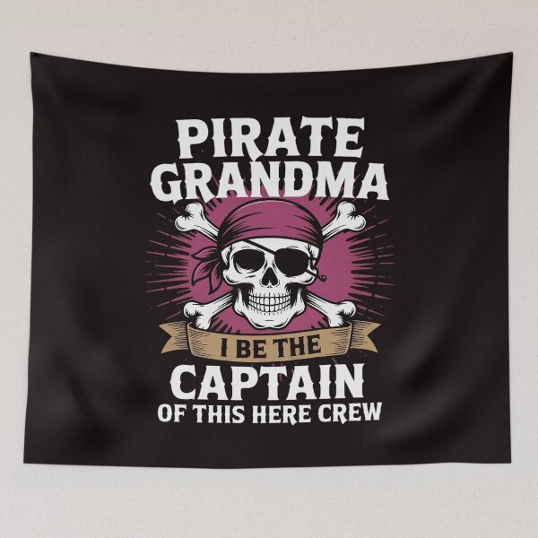 Item preview, Pirate Grandma Caribbean Captain Grandmother Pirate designed and sold by RopboxRone.