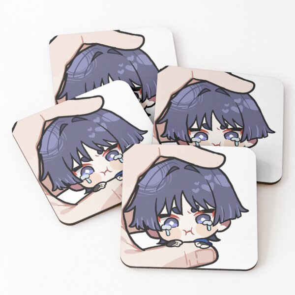 Item preview, Wanderer Scaramouche Squish Funny Meme Emote Sticker designed and sold by scara.jpg.