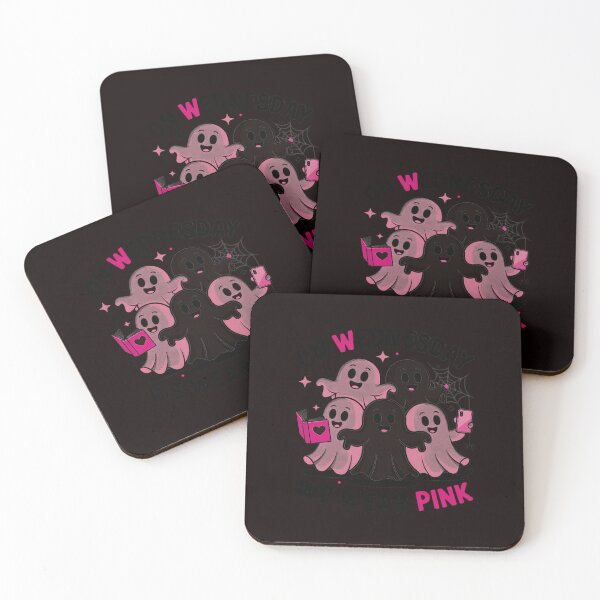 Item preview, On Wednesday We Wear Cute Pink Ghost Halloween designed and sold by RopboxRone.