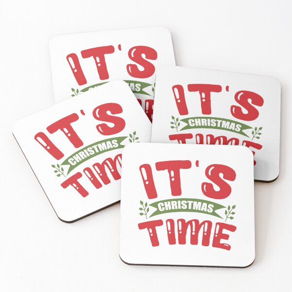 Item preview, It's Christmas Time - Simple Festive Holiday Season Slogan designed and sold by FuzionRaptor.