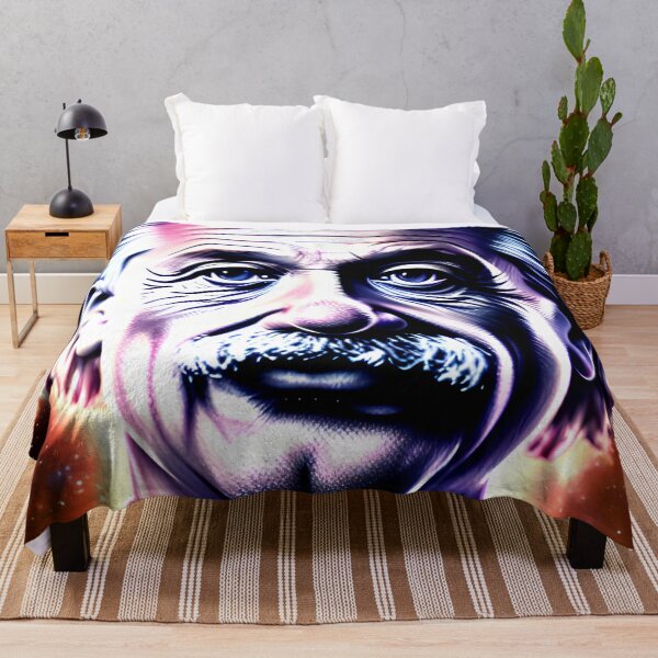 Item preview, Surreal Cosmic Portrait of Albert Einstein Art designed and sold by PinUpPizzazz.