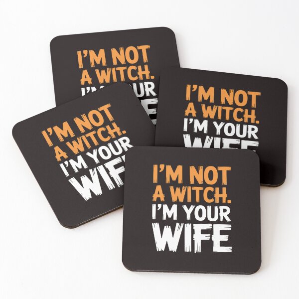 Item preview, Not A Witch Your Wife Halloween Matching Couple Her Women designed and sold by RopboxRone.