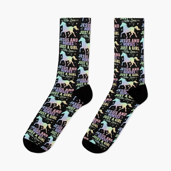 Item preview, Just A Girl Who Loves Jesus And Horses designed and sold by CarmelaConstan.