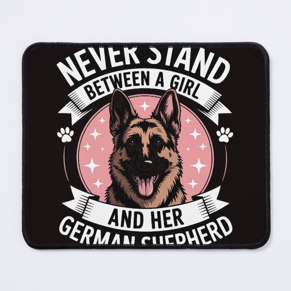 Item preview, Never Stand Between A Girl and Her German Shepherd Gift designed and sold by RopboxRone.