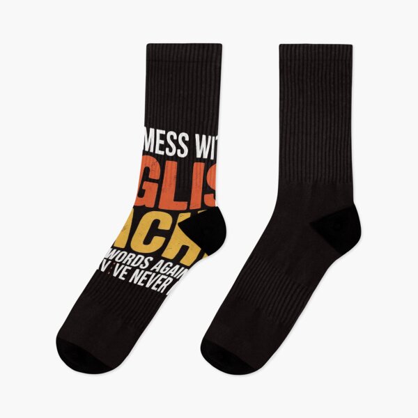 Item preview, Never Mess With An English Teacher Grammar Teacher designed and sold by RopboxRone.
