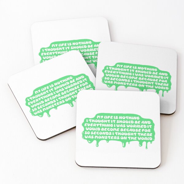 Item preview, Copy of Monsters in this World Quote Lime designed and sold by MrsFebreezio.