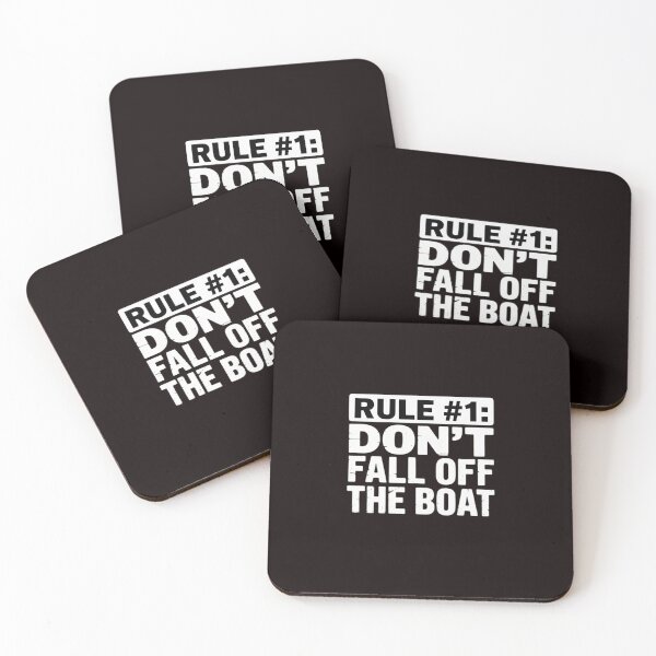 Item preview, Mens Rule 1 Don't Fall Off The Boat Cruise Ship designed and sold by RopboxRone.