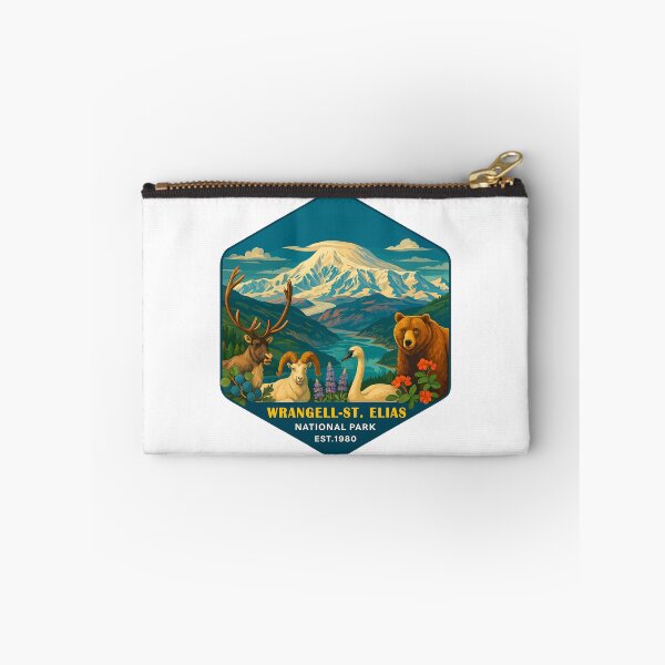 Item preview, Wrangell–St. Elias Alaska Mountain Sticker designed and sold by Ismeal Von.