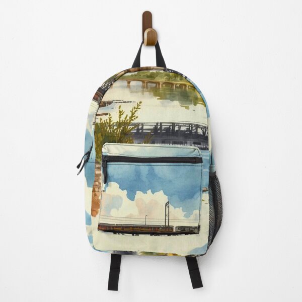 Item preview, Seaboard Bridge watercolor paintings designed and sold by Modern-Tropical.