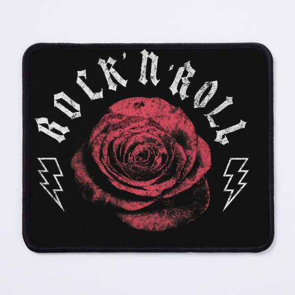 Item preview, Rock n Roll Rose Emblem designed and sold by The secret storage room.