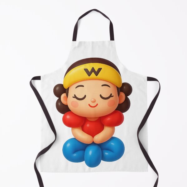 Item preview, Peaceful Warrior: A Cute Balloon-Style Meditation Character designed and sold by BalloonNinja.