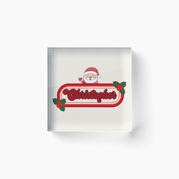 Item preview, Christopher and Santa Claus designed and sold by ArtCraftLab.