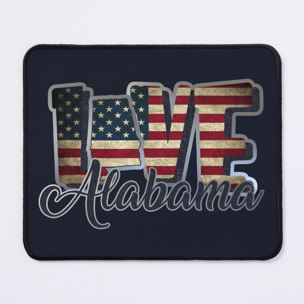 Item preview, Love Alabama Patriotic Apparel & Home Decor | USA Flag Colors State Pride Design designed and sold by Compass and a Camera.