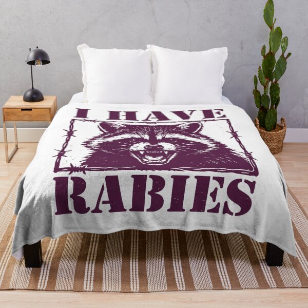 Item preview, I Have Rabies Raccoon – Funny Sarcastic Dark Humor designed and sold by gunaone-design.