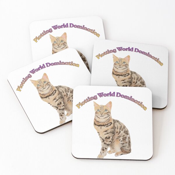 Item preview, Cat - Plotting World Domination designed and sold by Kerry T.
