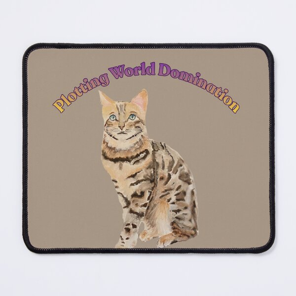 Item preview, Cat - Plotting World Domination designed and sold by Kerry T.