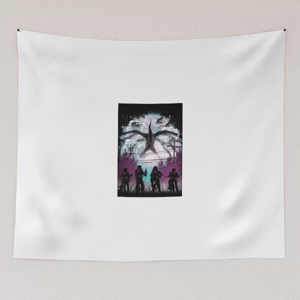 Item preview, Art Print Ilustration Stranger Things, Woods Monster and Kids - Vintage Colorful designed and sold by lgbtcontext.