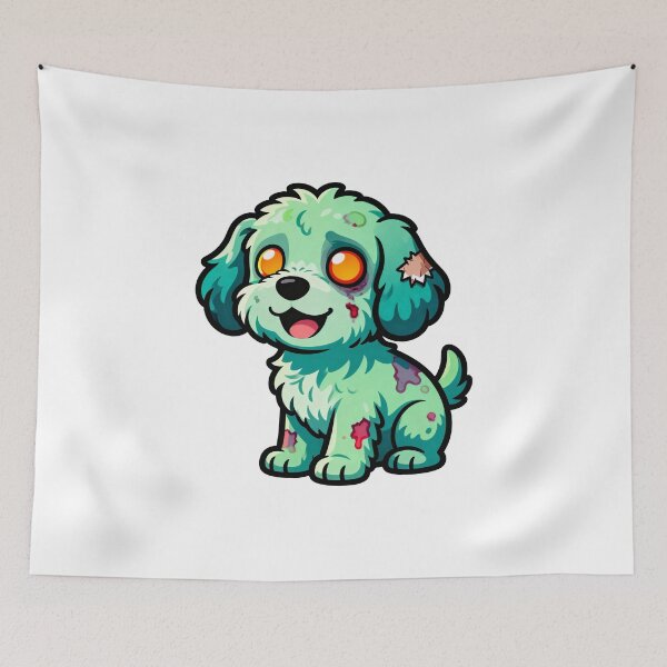 Item preview, Zombie Dog - Cute Zombie Animal Collection designed and sold by Quality-Custom-Designs.