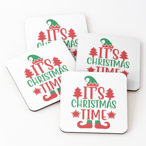 Item preview, It's Christmas Time - Simple Festive Season Holiday Slogan Tee designed and sold by FuzionRaptor.