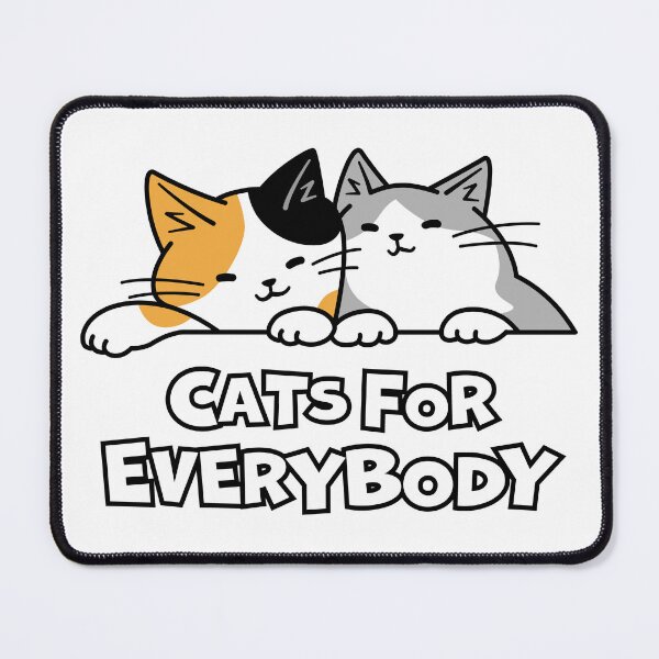 Item preview, Cats for Everybody – Cute Feline Duo Design_WH designed and sold by AckeeWolf.
