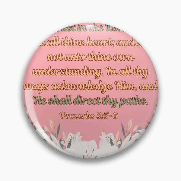 Item preview, Proverbs 3:5-6 designed and sold by Mackart1225.