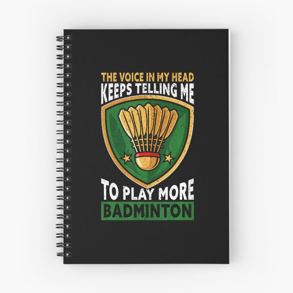 Item preview, The Voice In My Head Keeps Telling Me To Play More Badminton designed and sold by MonicaSophie.