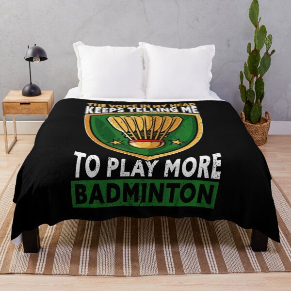 Item preview, The Voice In My Head Keeps Telling Me To Play More Badminton designed and sold by MonicaSophie.