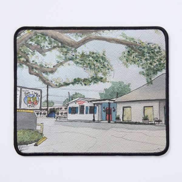 Item preview, Bon Temps Grill Watercolor Painting designed and sold by EasyPrints337.