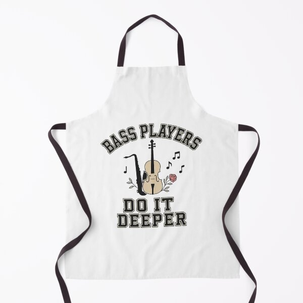 Item preview, Bass Players Do It Deeper – Funny Musician Double Bass Design for Bass Lovers designed and sold by SoulThread Studio.