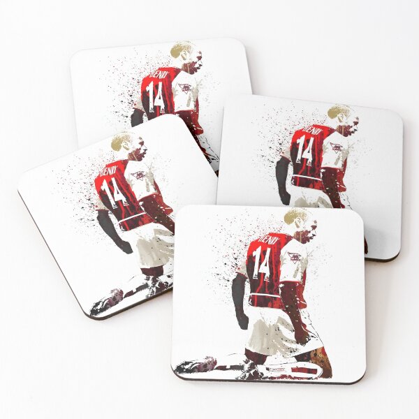 Item preview, Titi Henry Arsenal Goal Celebration Football Fan Artwork designed and sold by Printella-net.